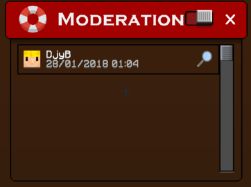 Onglet de Modération NationsGlory